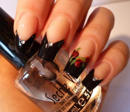 Готический Красные Розы