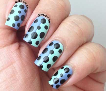 Двухцветный горошек